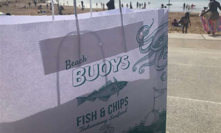 Beach Buoys, a modern chip shop on the seafront in Margate. Picture: Chris Britcher