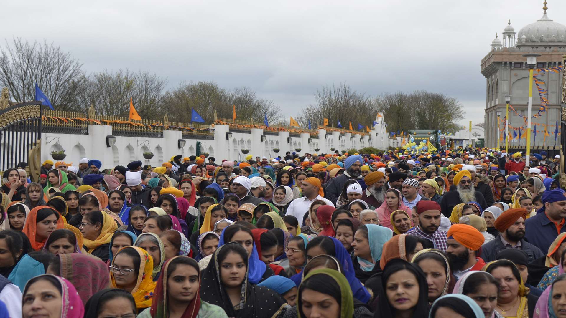 The Vaisakhi festival in Gravesend