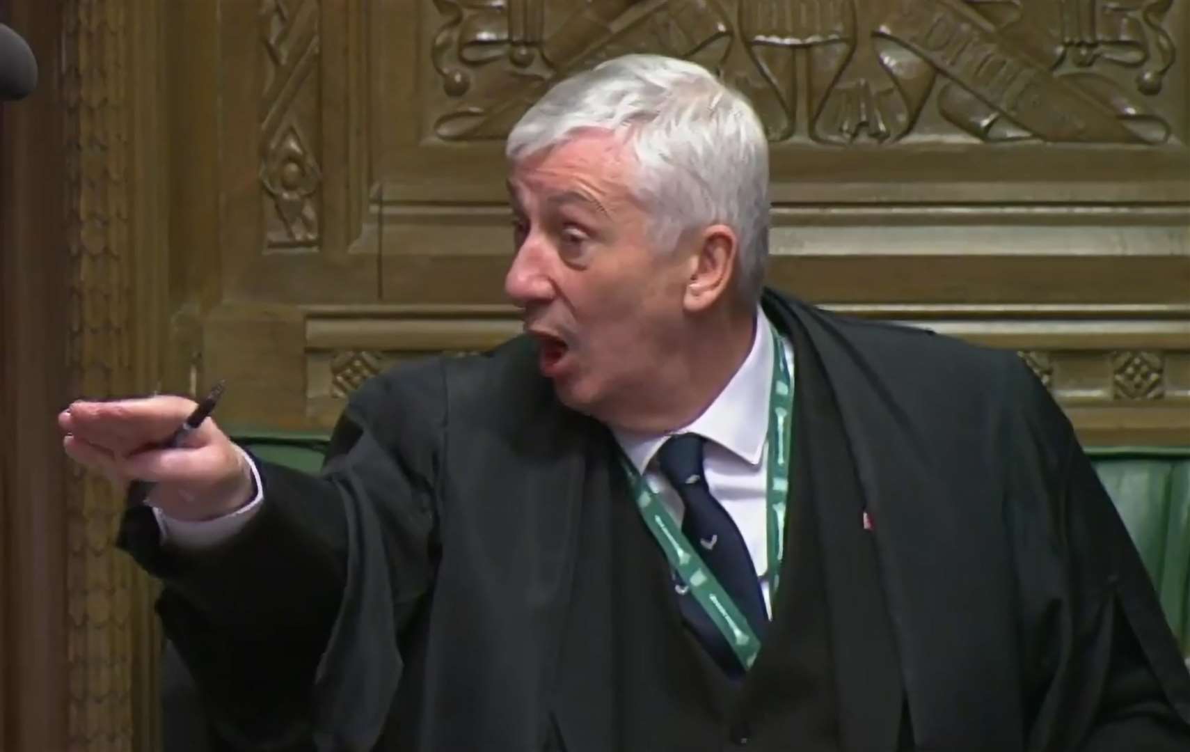 Speaker Sir Lindsay Hoyle told Ms Coffey to tone down the language (House of Commons/PA)