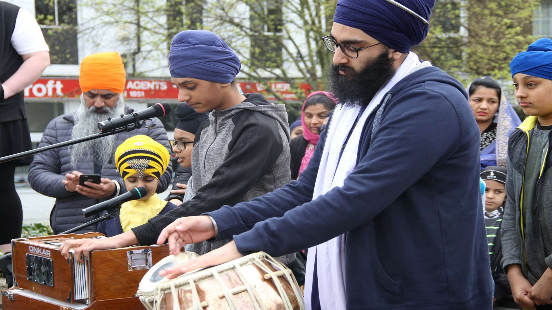 Festivities kicked off in Community Square. Picture: Gravesham Borough Council