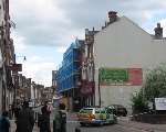 The roof the man scaled in Chatham High Street