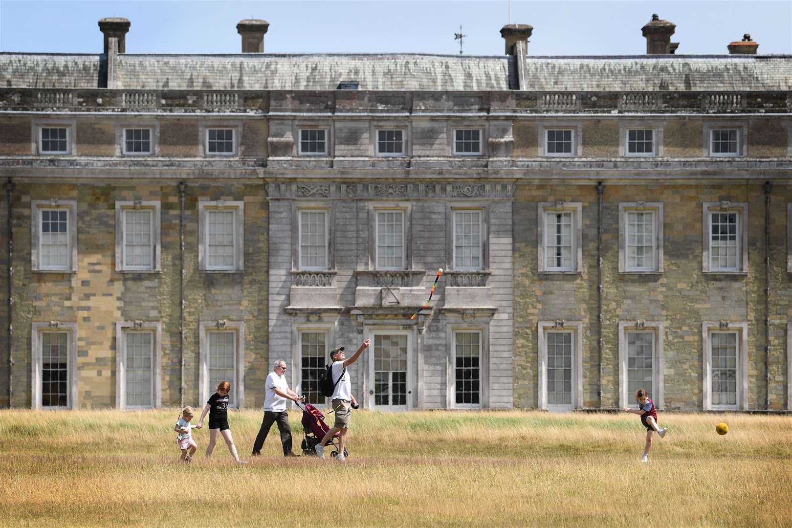 Staff at the National Trust’s Petworth House, West Sussex, have begun welcoming visitors back to the grounds (Stefan Rousseau/PA)