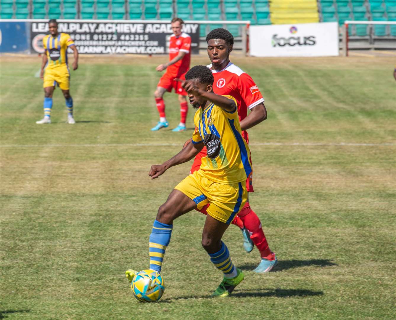 The Brickies look to make progress at Whitehawk Picture: Glen Smith