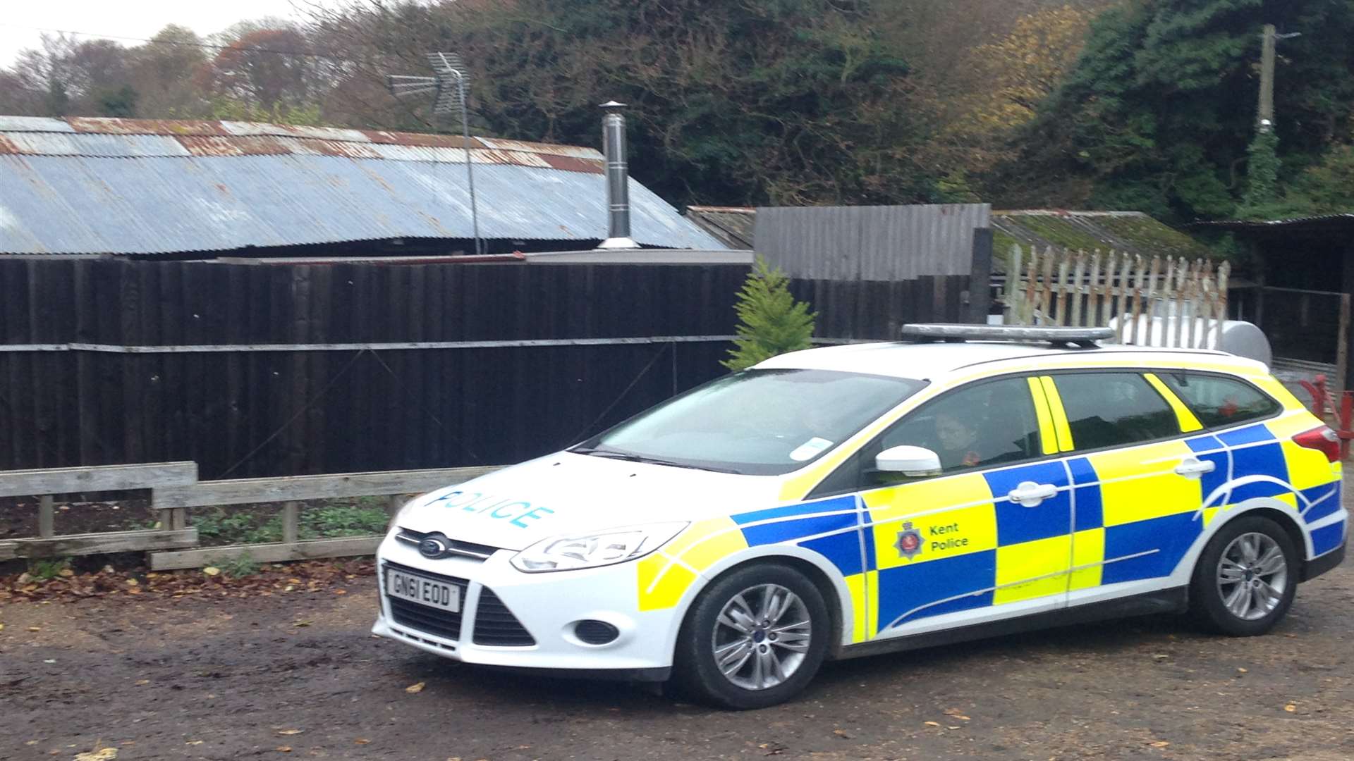 Police at Capstone Stud Farm