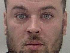 Liam Battelle, 31, from Chatham High Street has been jailed for subjecting his partner to controlling behaviour. Picture: Kent Police