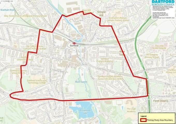 Dartford council is conducting a study to find solutions to the town's parking problems. Photo: Dartford council