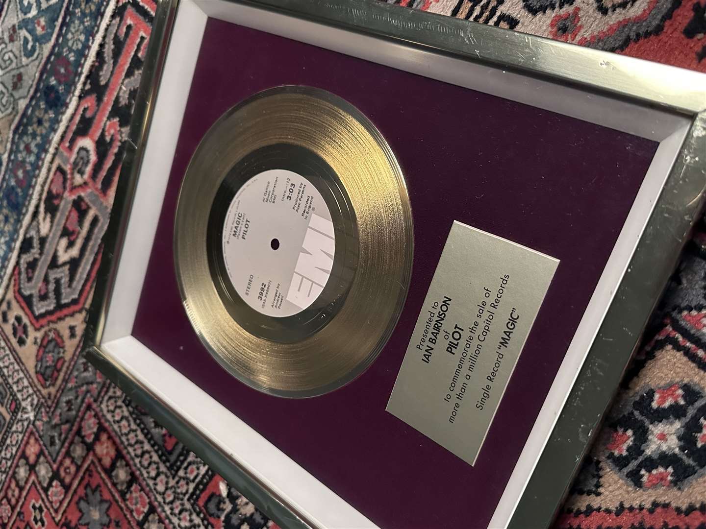 Ian Bairnson won a gold disc for playing guitar on 1970 pop band Pilot’s hit Magic, which later featured in the Adam Sandler film Happy Gilmore (Gardiner Houlgate/PA)