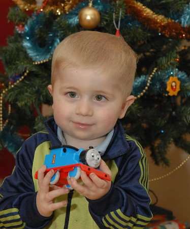 ON THE MEND: Callum Swift has given his parents the best present of all. Picture: MIKE SMITH