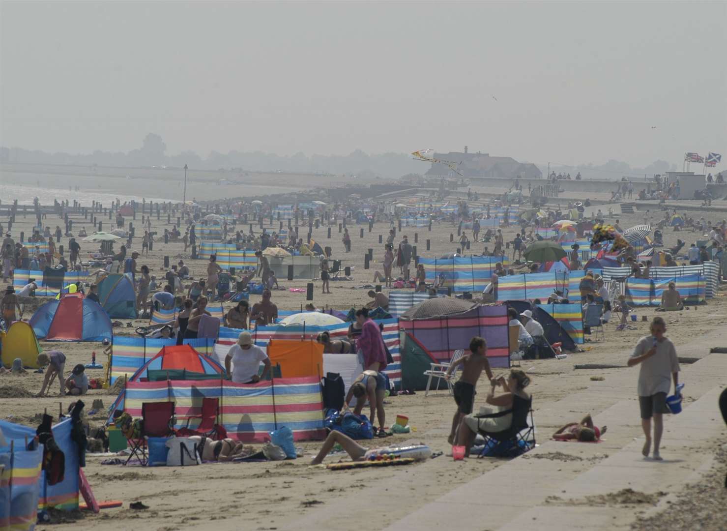 Crowds are expected to flock to beaches as the temperature rises. Library image