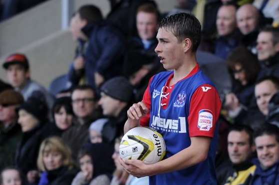 Former Gills player Sam Muggleton playing at Burton Picture: Barry Goodwin