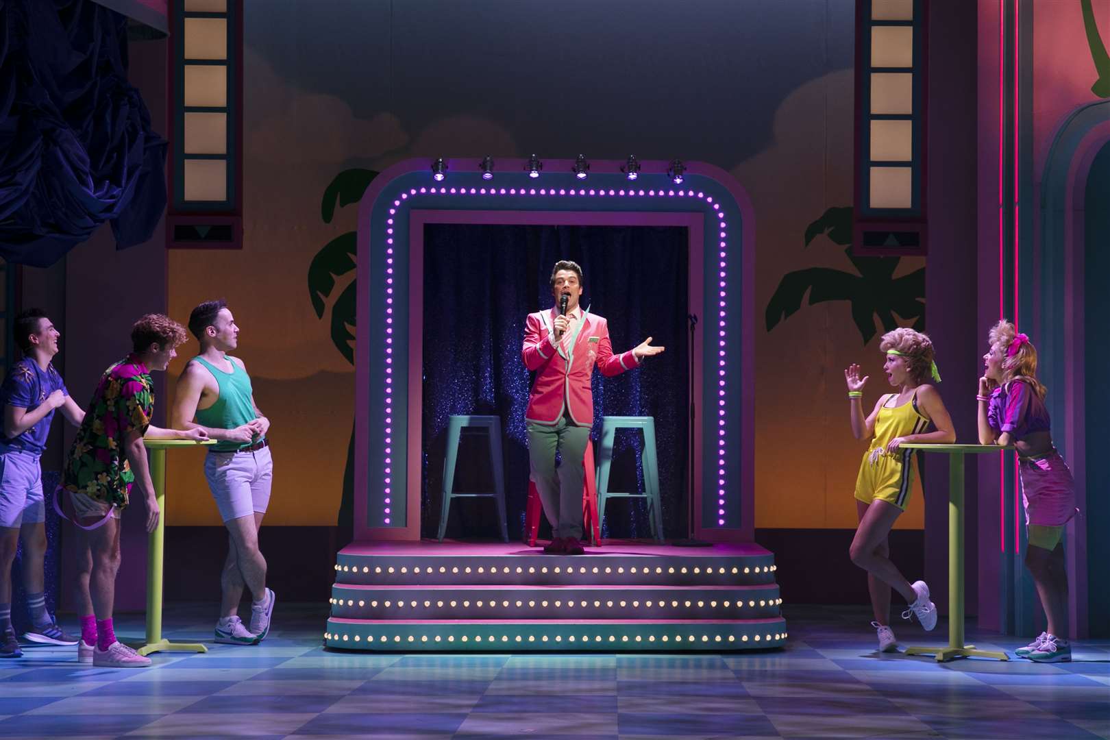 Joe McElderry leads the cast of Club Tropicana