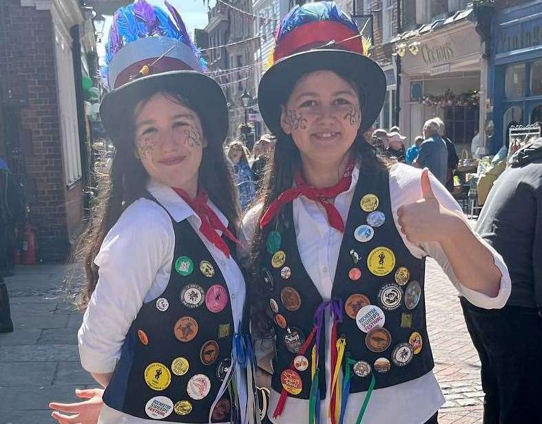 Morris dancers have filled the historic high street Picture: Visit Medway