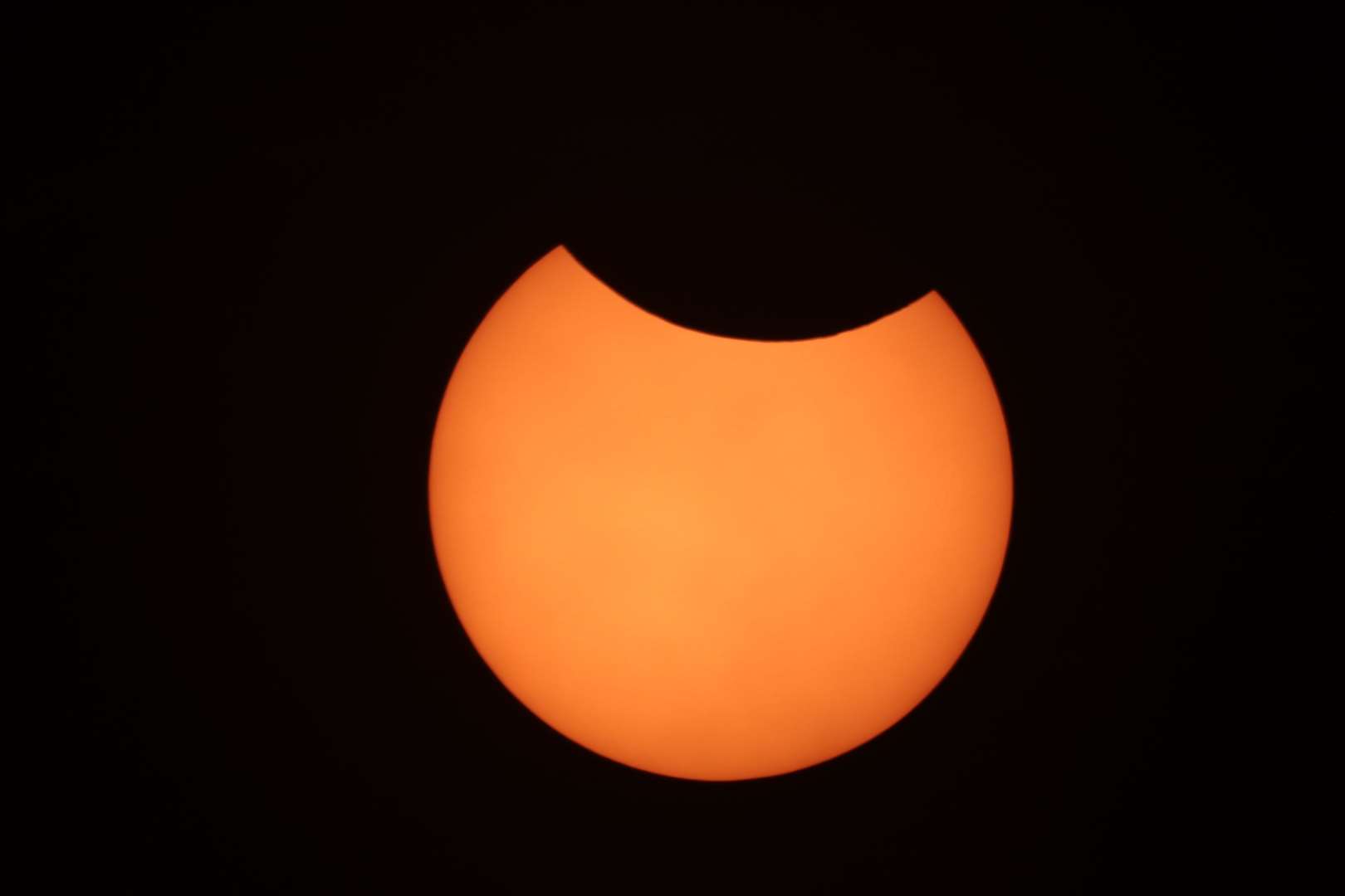 Earlier this month, skygazers were treated to a partial solar eclipse and amateur astronomer Martin Lambdon captured this shot from his home in Ightham. Picture:Martin Lambdon
