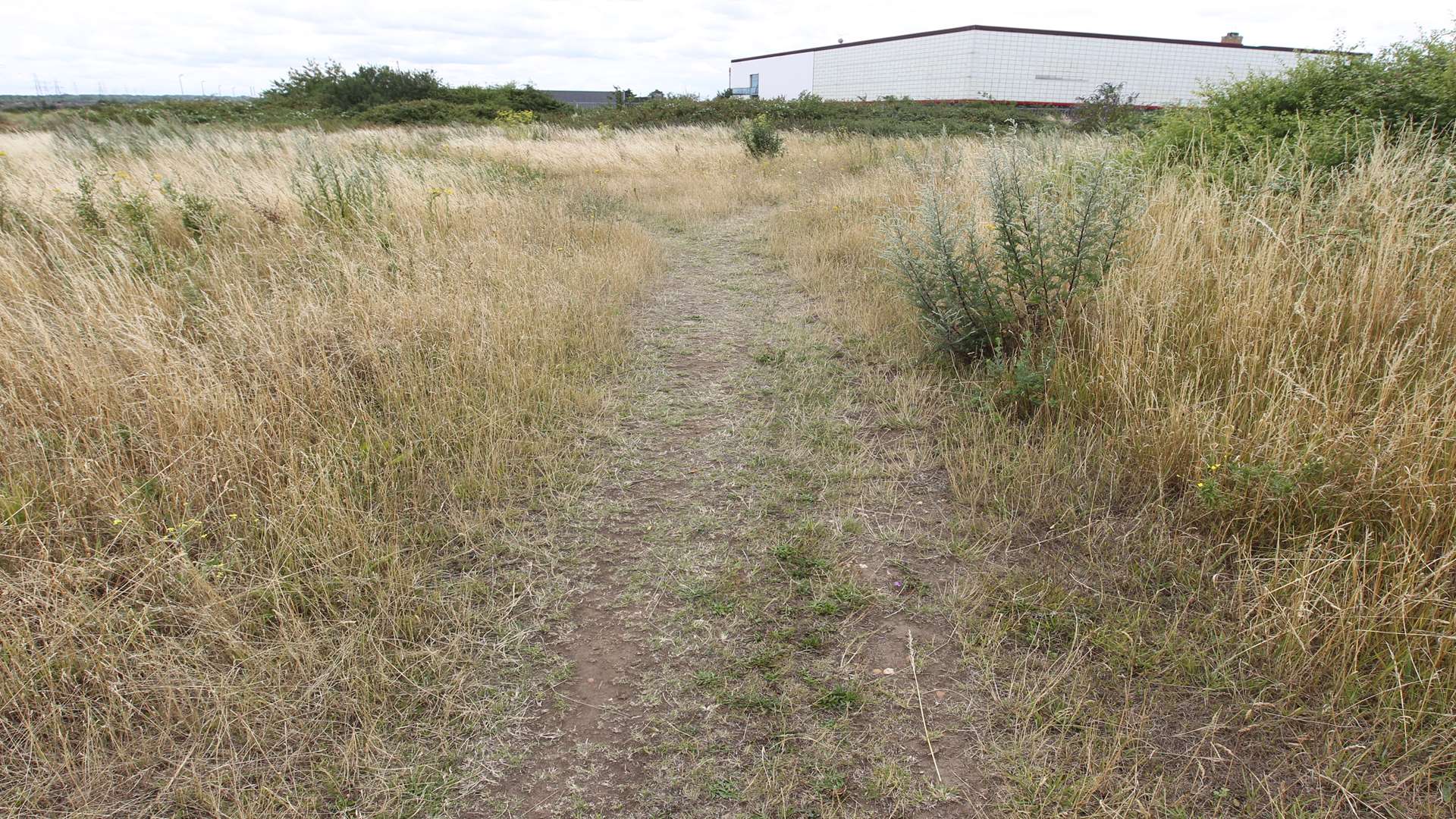 Waste land on the Stone Lodge site in Dartford