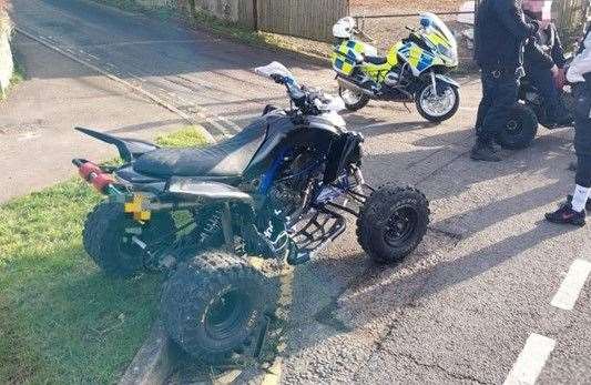 Nuisance drivers and the illegal use of off-road motorbikes are common in the borough. Picture: Kent Police