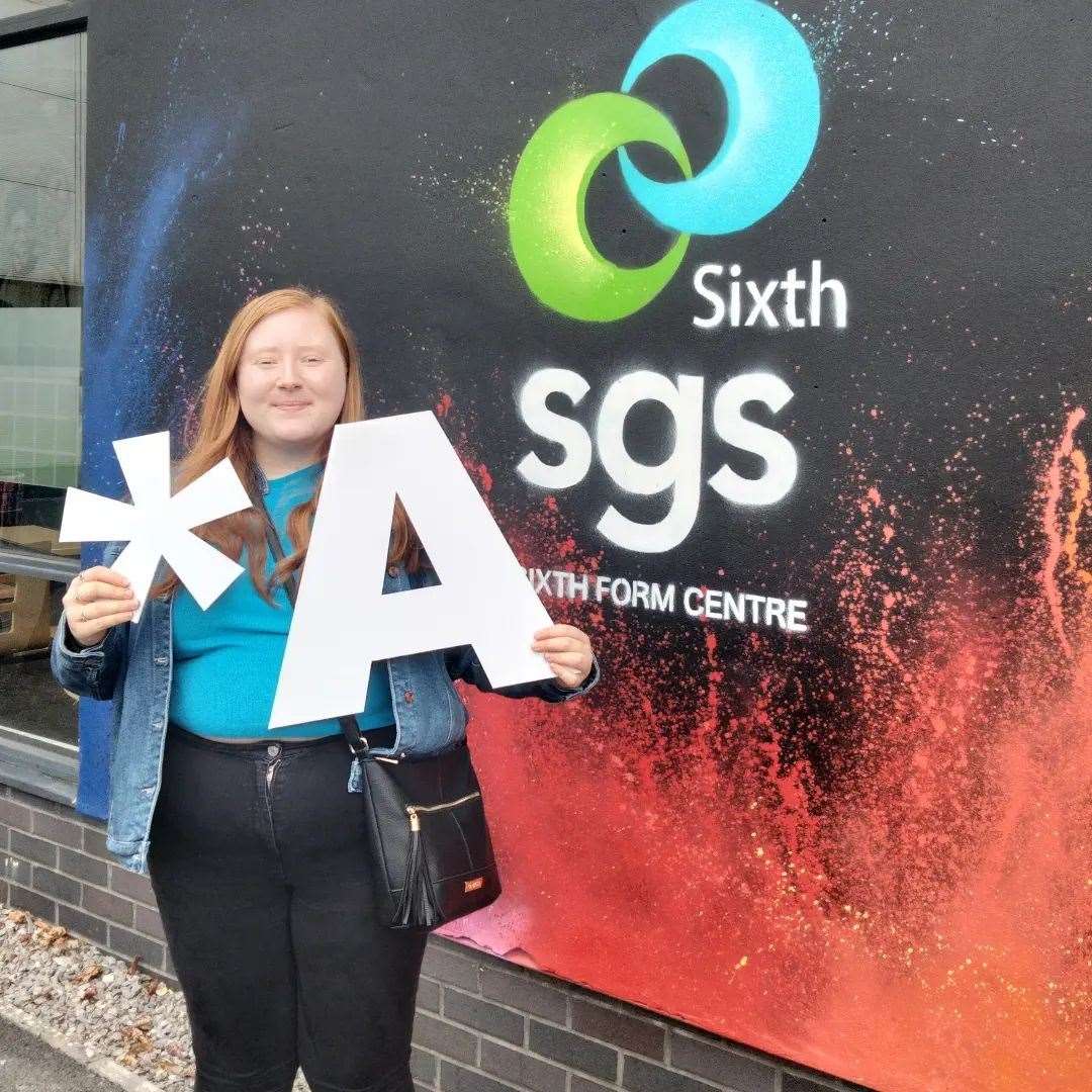 Lara Edwards will study law at Swansea University (South Gloucestershire and Stroud College/PA)