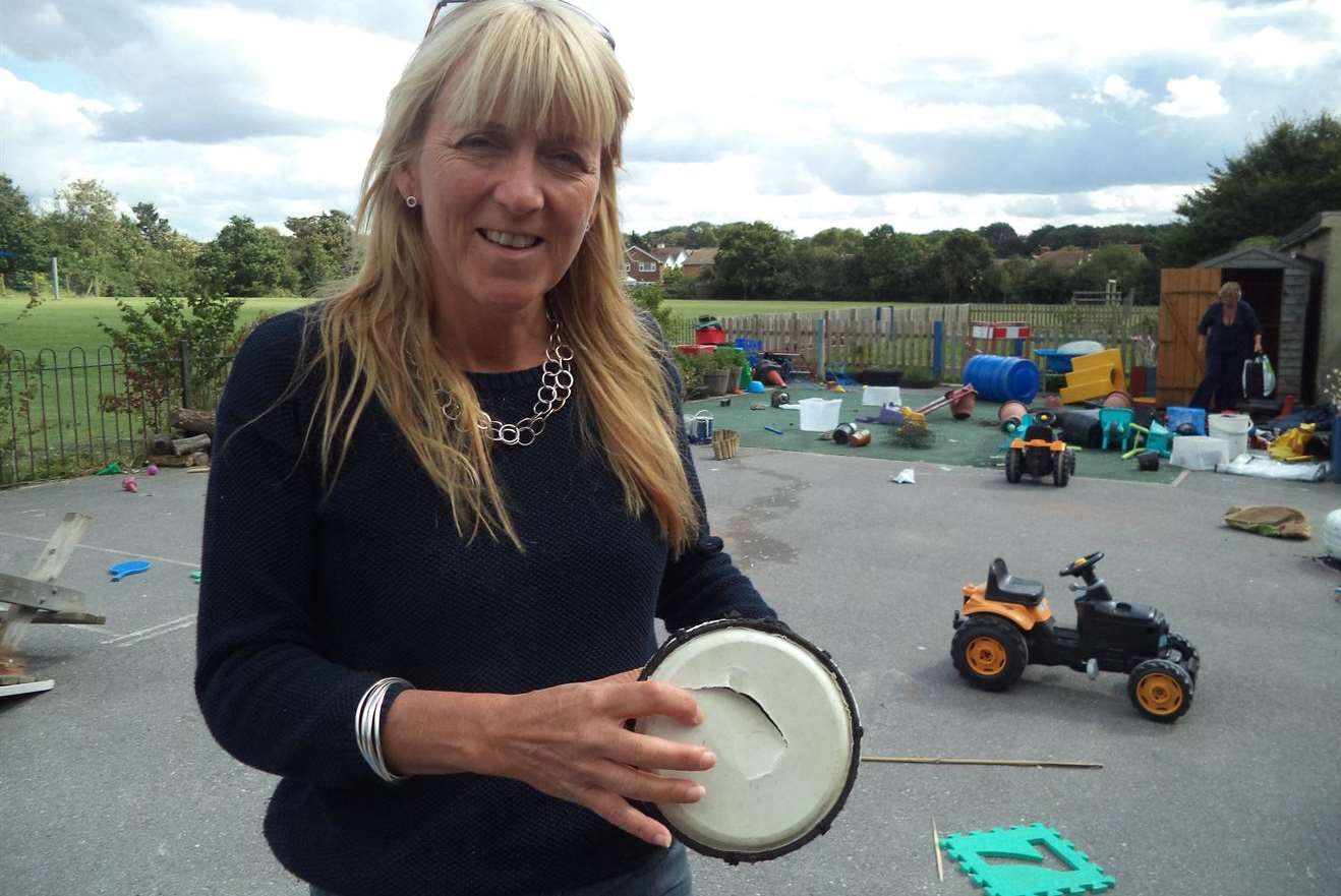 Herne Bay Infant School head teacher Bernadette Lax described the destruction as "absolutely nuts"