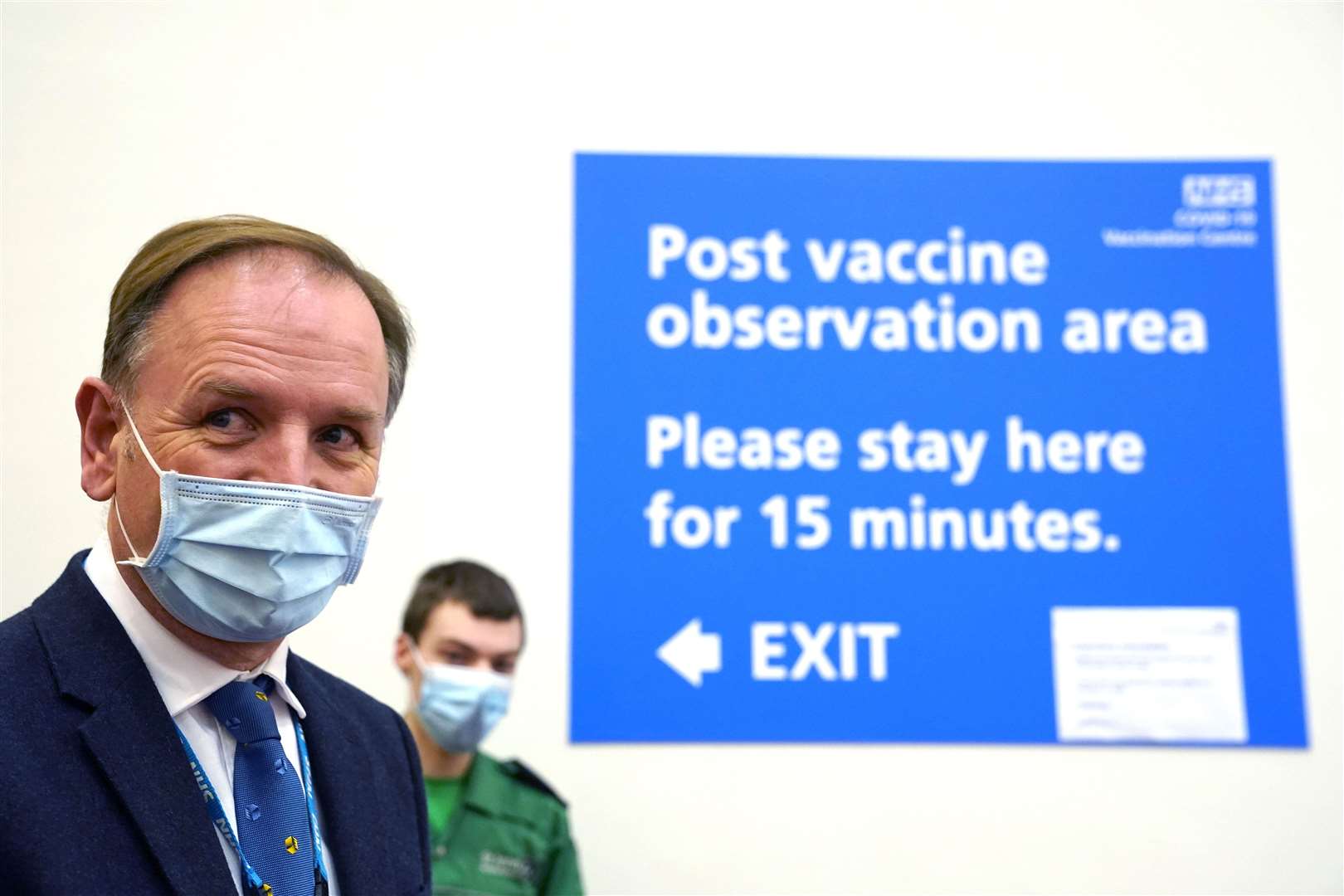 Sir Simon Stevens visited the Centre for Life in Newcastle (Owen Humphreys/PA)