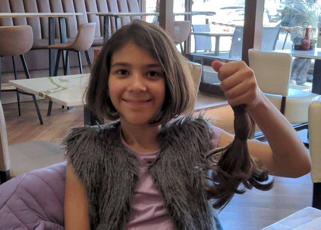 Ada donating her hair