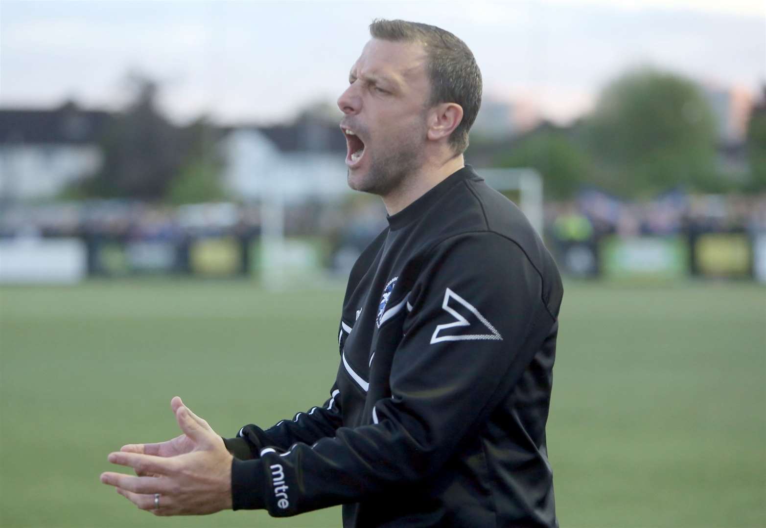 Tonbridge Angels manager Steve McKimm. Picture: David Couldridge