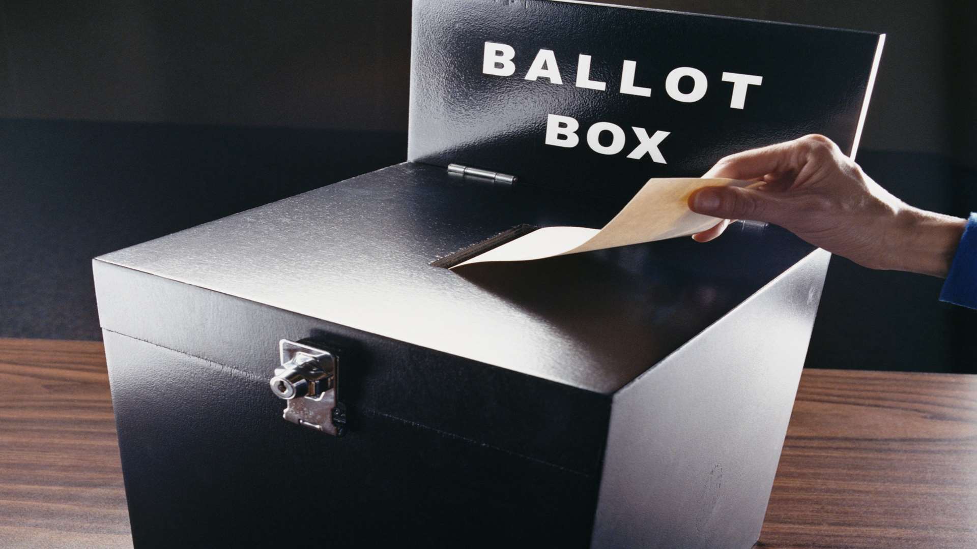 Ballot box. Stock pic