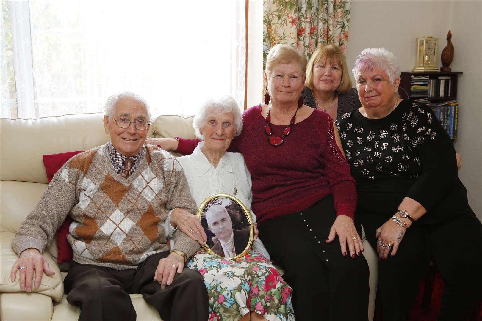 David and Edin Janaway with their family who helped them celebrate the occasion