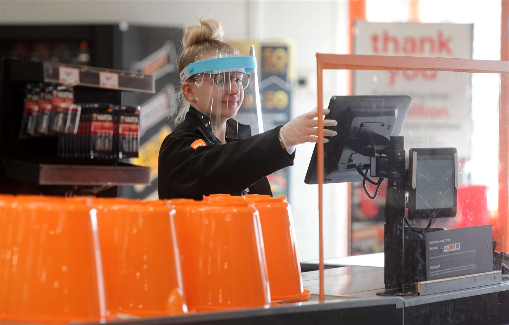 B&Q has installed a range of new safety measures in its stores (B&Q/PA)