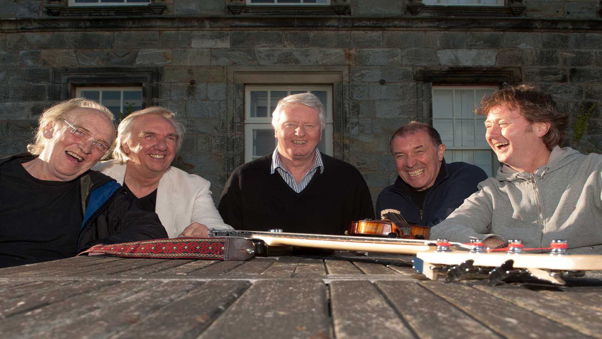 Caravan, from left, Jim Leverton, Jan Schelhaas, Pye Hastings, Geoffrey Richardson and Mark Walker