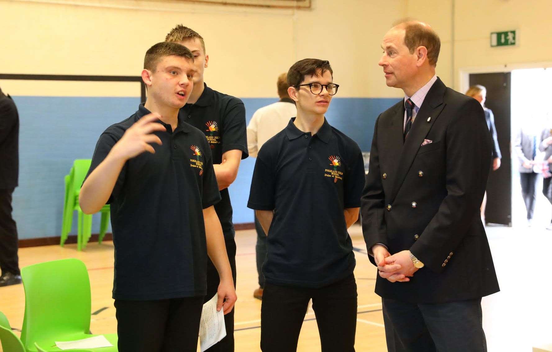 The Prince meets DofE participants