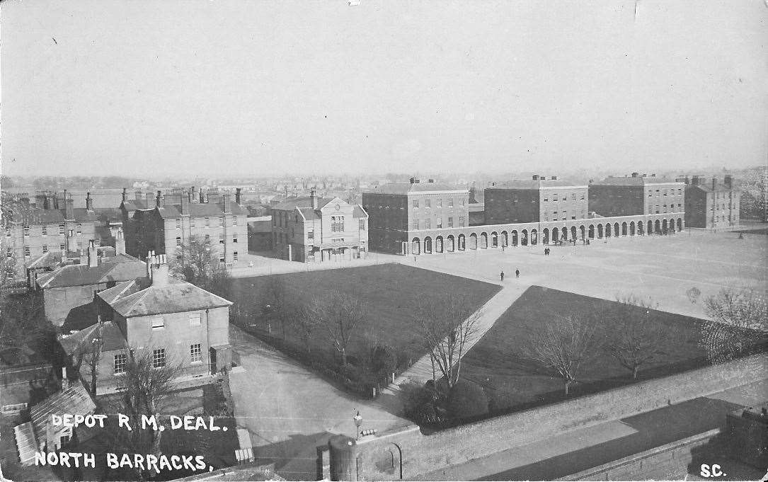 The Royal Marines North Barrack at Deal