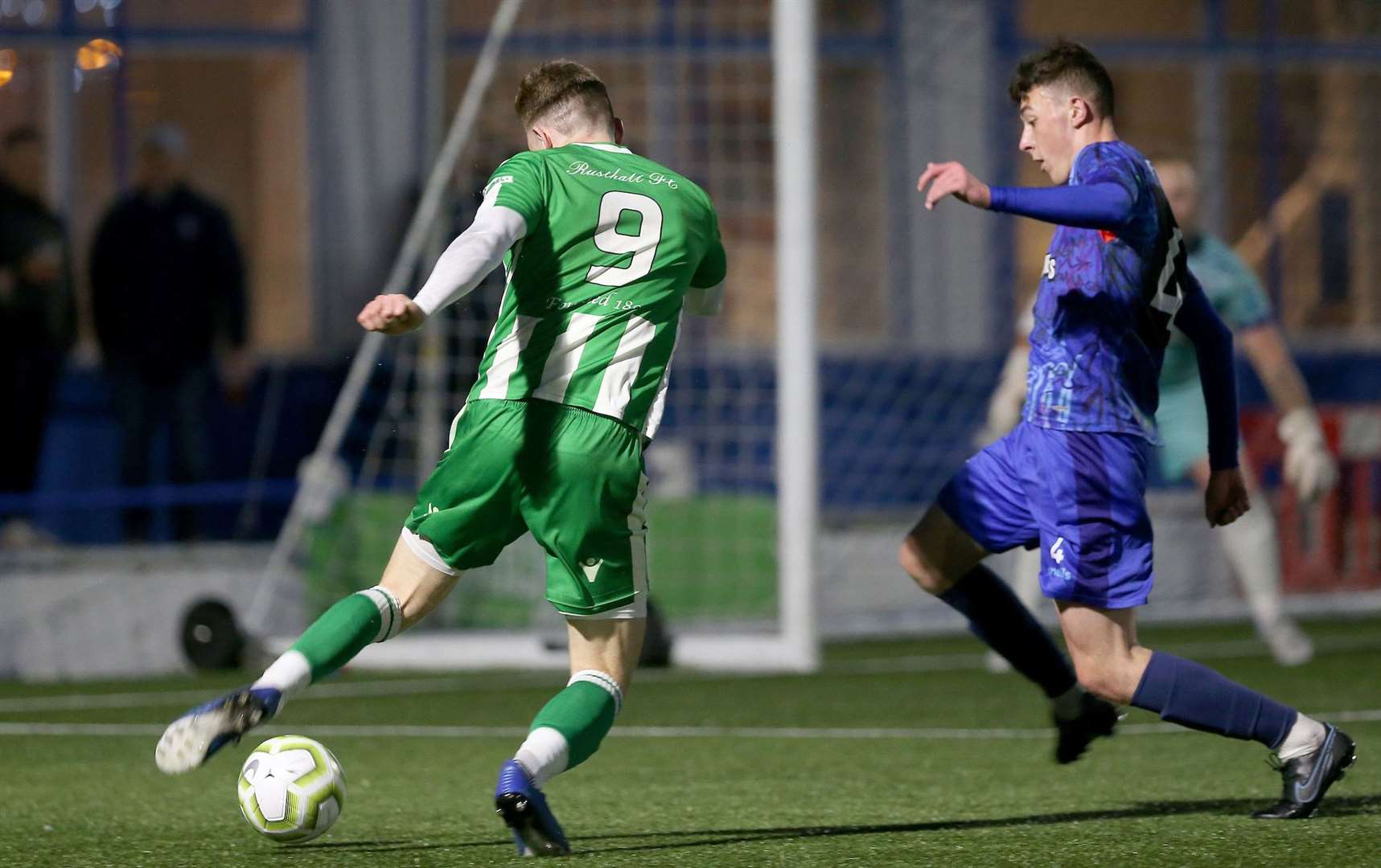 Rusthall's Matt Coleman attempts to deliver a cross. Picture: PSP Images