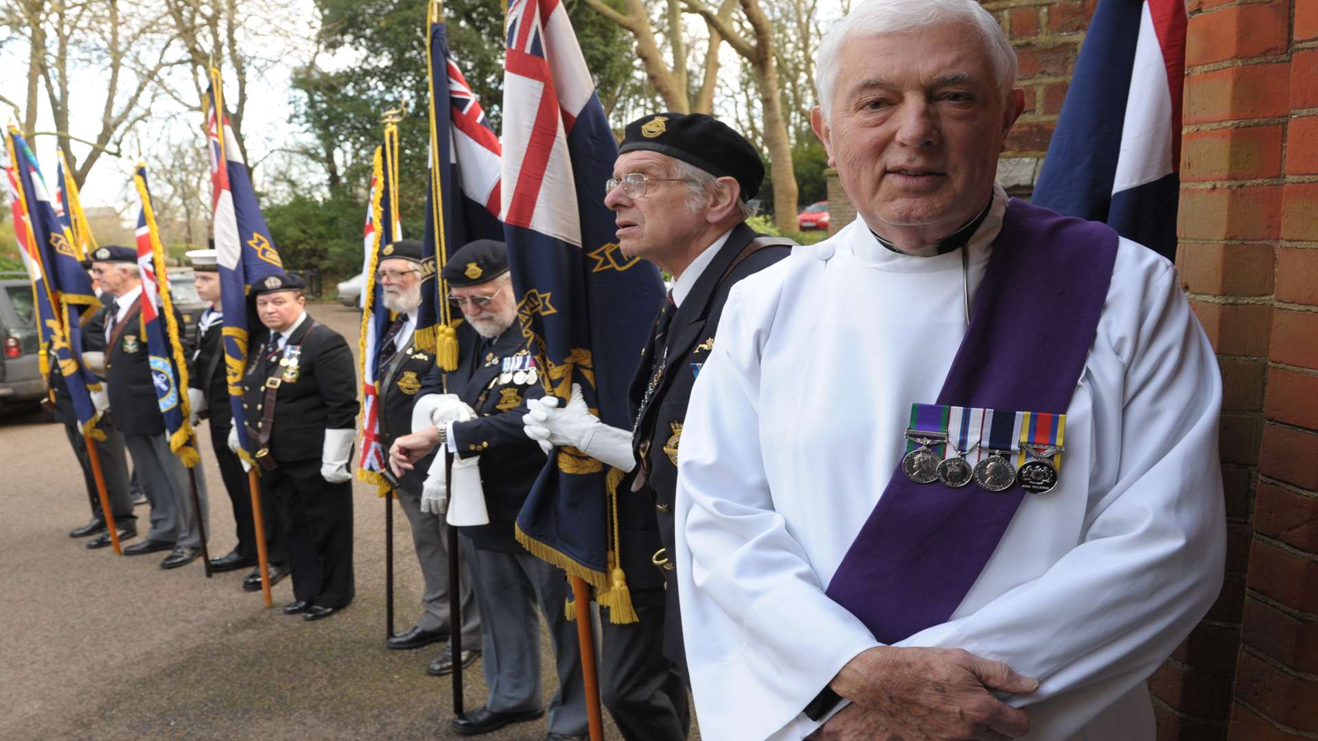 Rev Alan Boxall led the service at the St George's Centre.