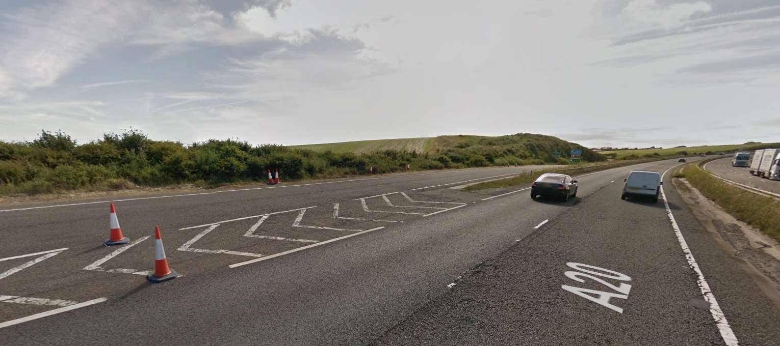 A20 Courtwood Interchange. Picture: Google Street View