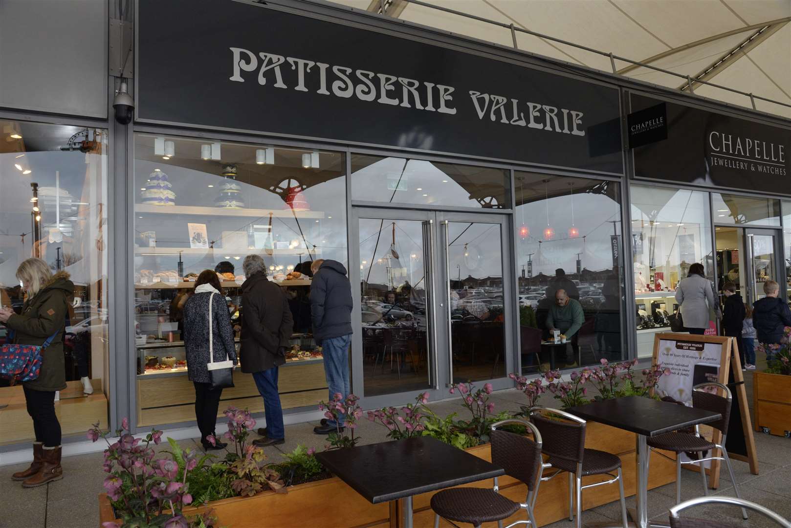 Patisserie Valerie's outlet at the Ashford Designer Outlet centre