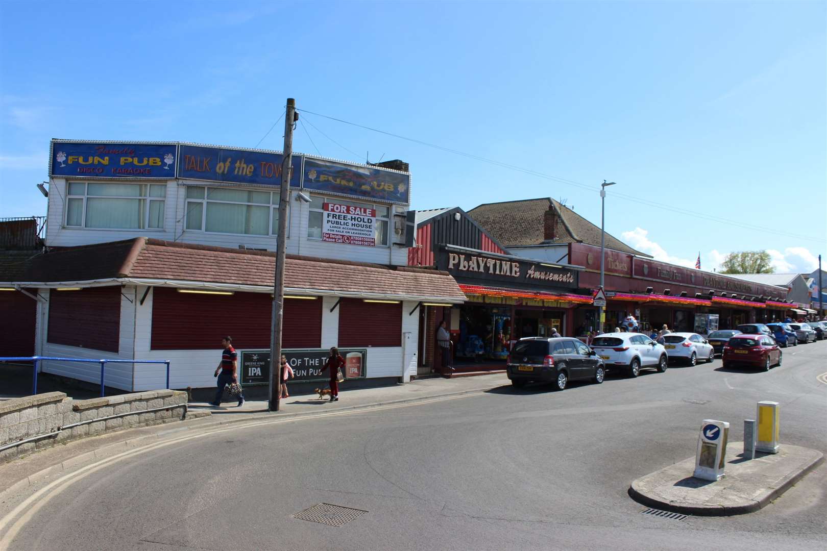 Talk of the Town pub on Leysdown seafront