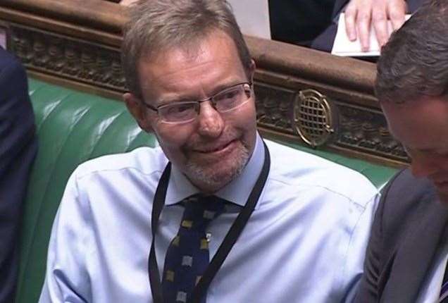 Former South Thanet MP Craig Mackinlay. Picture: BBC Parliament