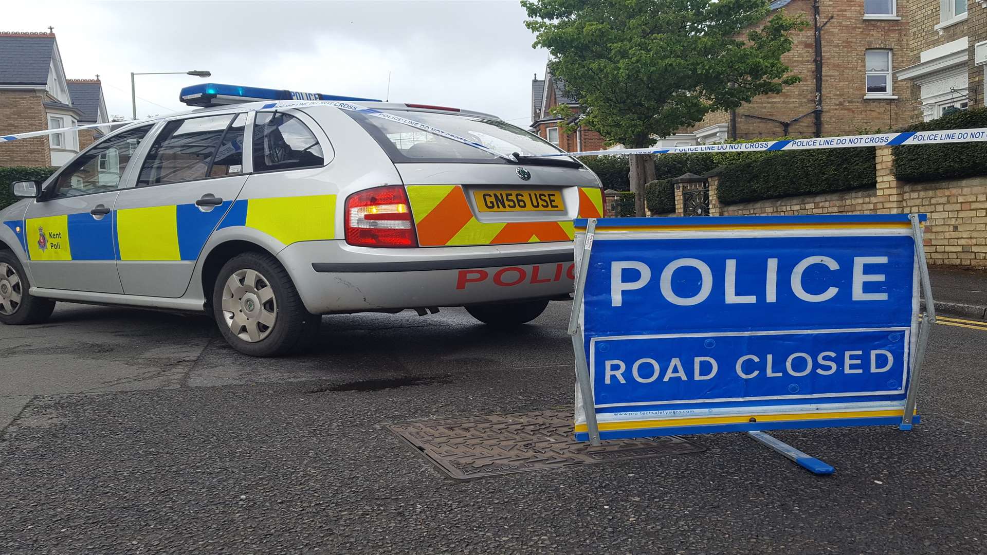 Police were led on a car chase around Kemsley