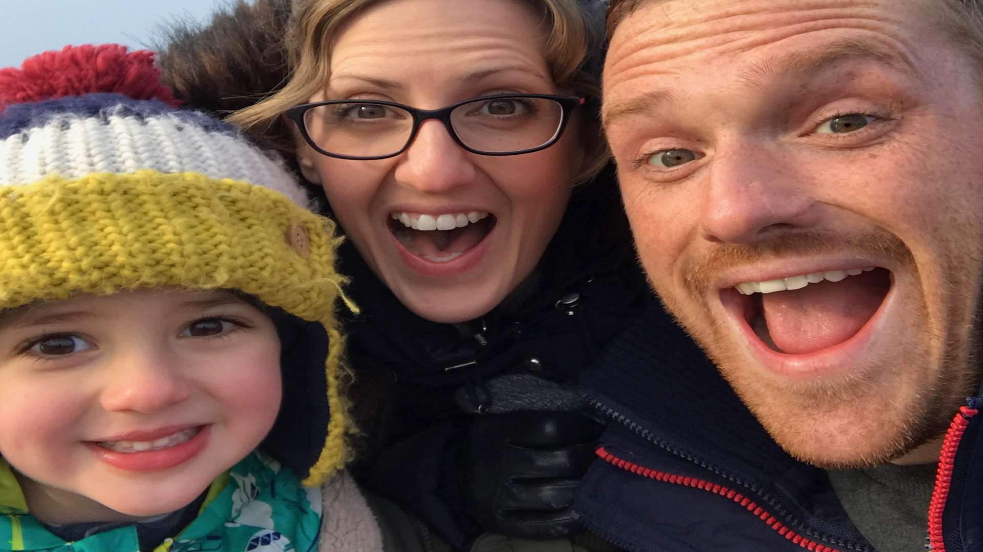 Jake, now four, with mum Nina Helmer and dad Jeff Hill