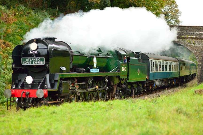 Travel through the countryside with Little Red Riding Hood. Picture: Spa Valley Railway