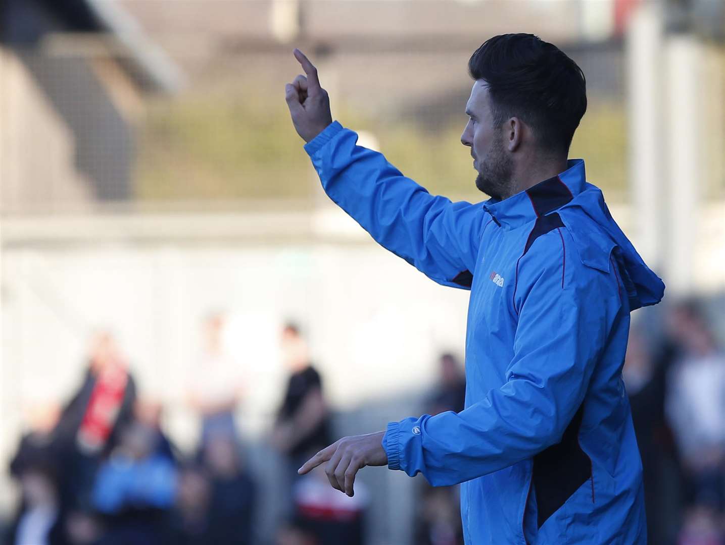 Dartford joint-manager Jamie Coyle Picture: Andy Jones