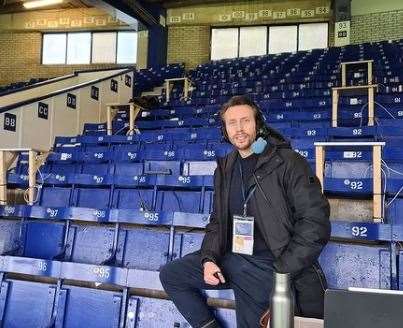 Dartford born football commentator Sam Matterface. Picture: Instagram