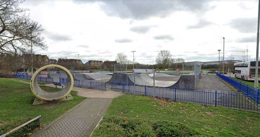 The child was assaulted at the skate park in Tannery Lane