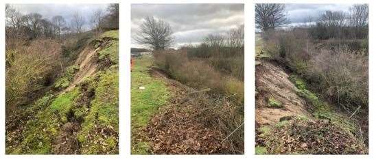 Southeastern services will be stopped after 9pm because of a landslip. Picture: Southeastern