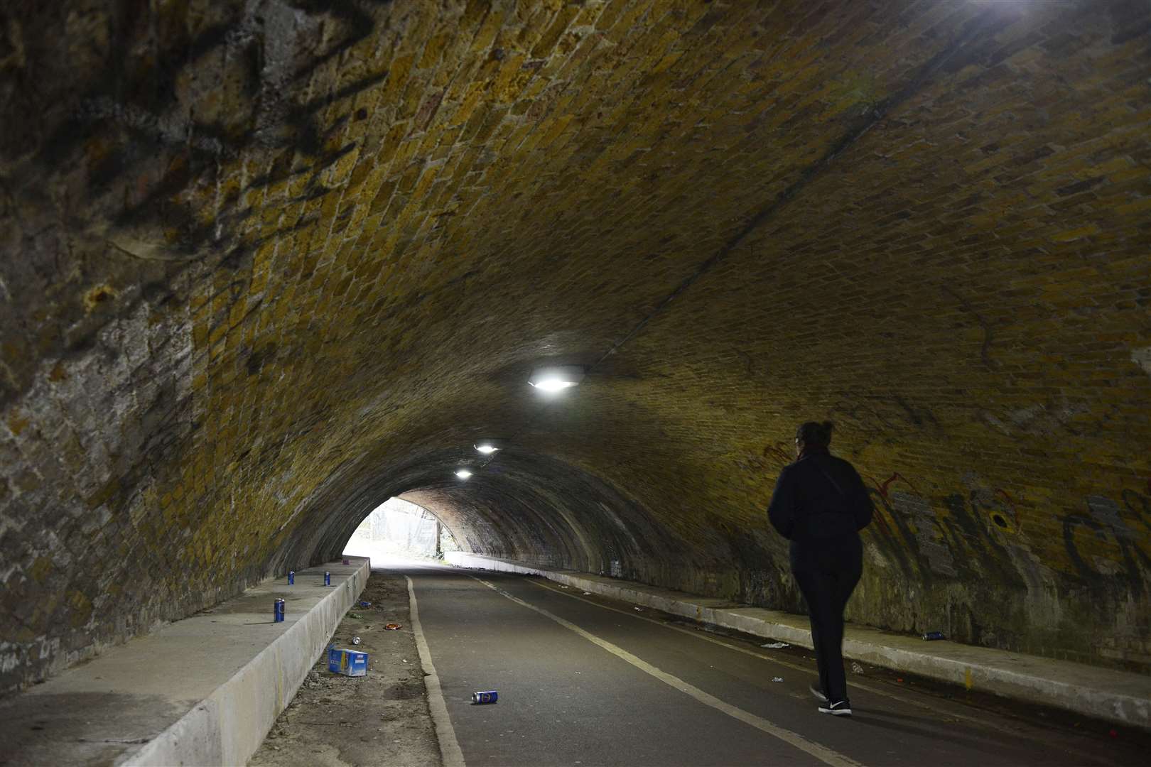 The robbery took place in Ashford Underpass. Picture: Paul Amos