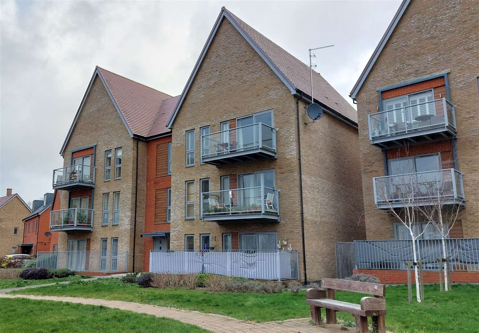 The families live in ground floor flats in Repton Avenue, Ashford