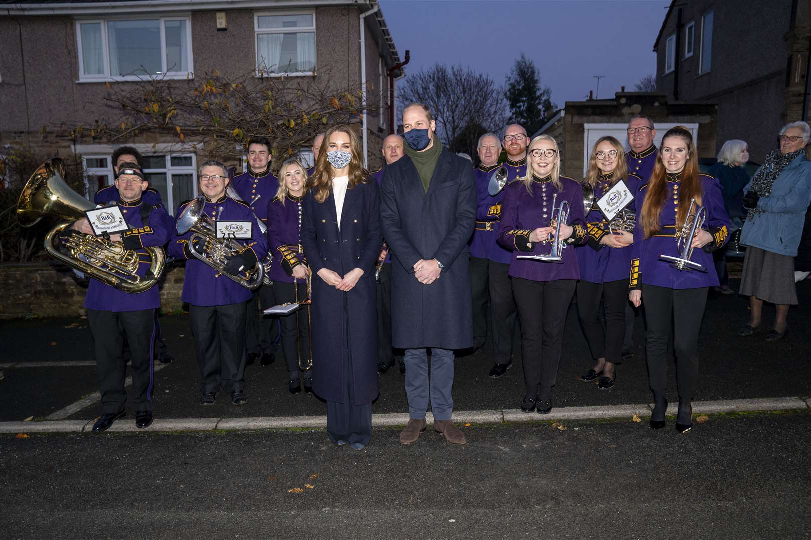 William and Kate during a visit to Batley (Arthur Edwards/The Sun/PA)