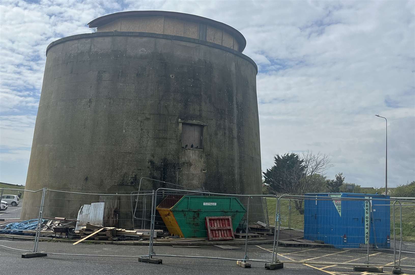 How the Martello tower in Dymchurch currently looks