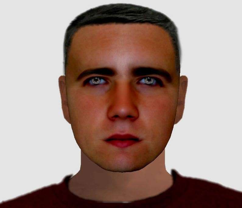 Police have released an e-fit image of one of the two suspects. Picture: Kent Police