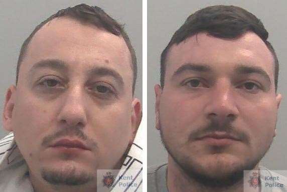 Ion Dragomir and Ionut Merchez. Picture: Kent Police