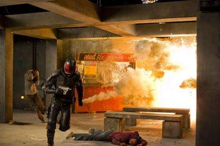 Dredd 3D with Karl Urban as Dredd. Picture: PA Photo/Entertainment Films UK